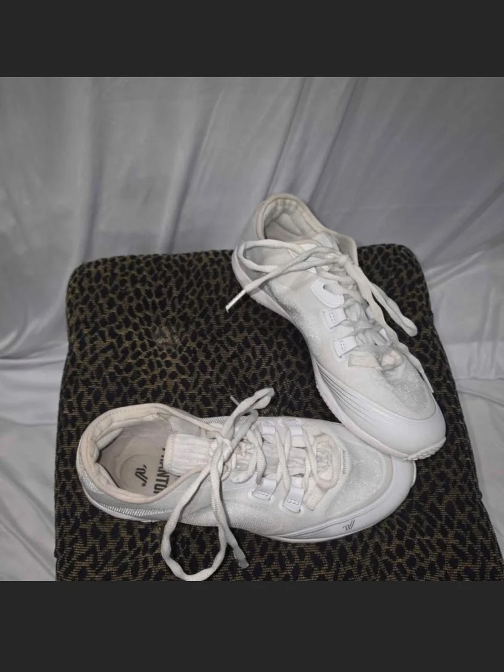 Varsity White Women's Athletic Sneakers – Lace-Up Training Shoes